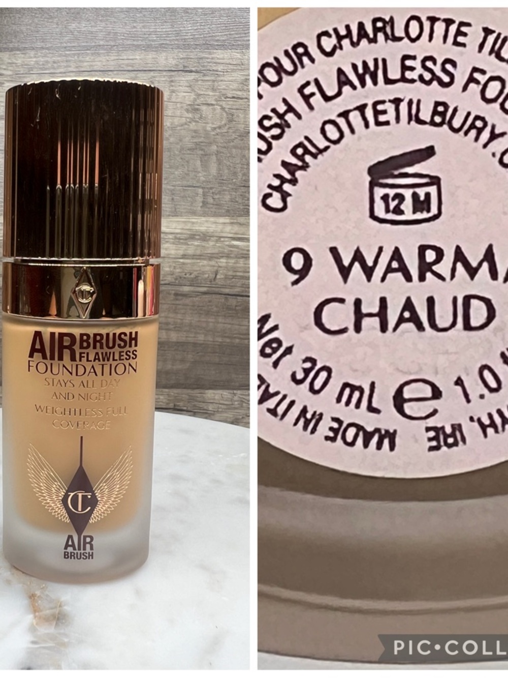 Charlotte Tilbury Airbrush Flawless Foundation - 9 WARM
